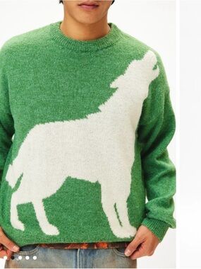 NWT BDG Saddler Graphic Crew Neck Sweater XL